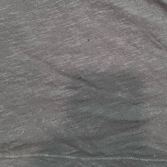 Left Of Center Anthropologie  Black Tee With Pockets - Picture 7 of 7